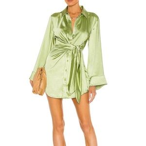 Song of style pistachio dress!